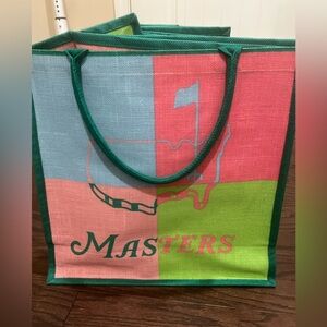 ⛳🌿 2024 Masters Tournament Pop Art Jute Tote Bag 🌿⛳